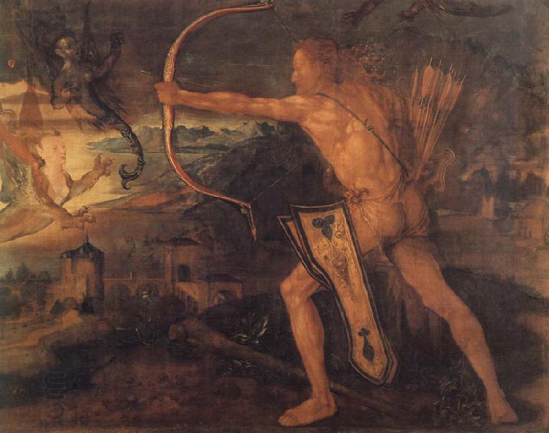 Albrecht Durer Hercules Kills the Stymphalic Birds